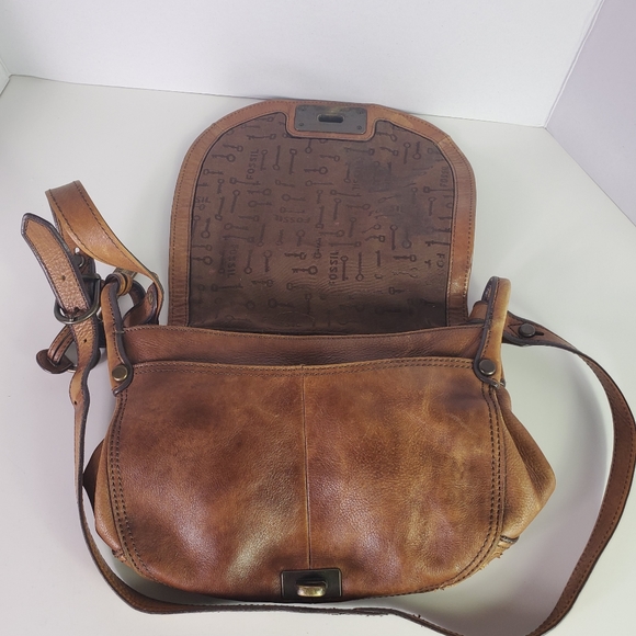 Fossil 100% Genuine Leather Shoulder Bag - Picture 4 of 10